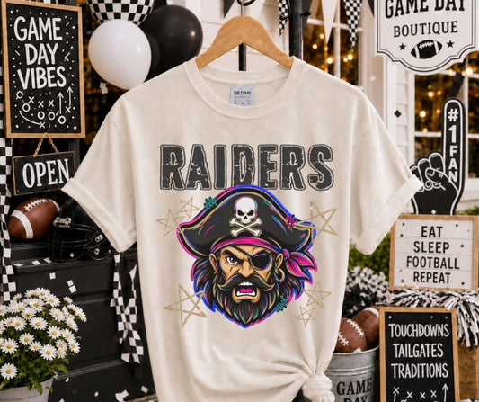 Raiders (Grunge Varsity Mascot) - DTF