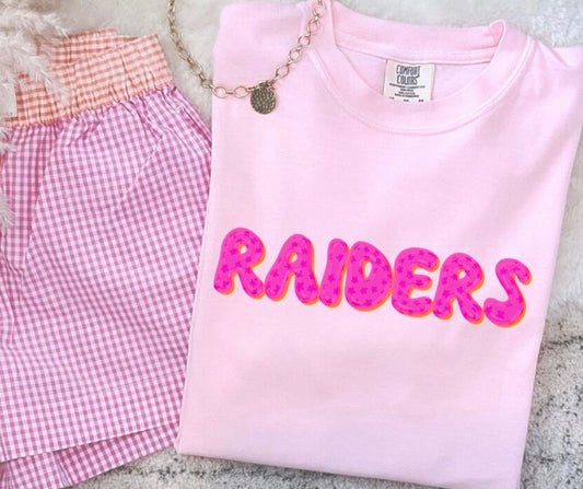 Raiders (Pink Bubble Stars Mascot) - DTF