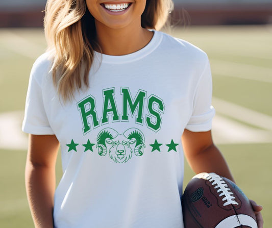 Rams - Kelly Green (Stars & Tradition Mascots) - DTF