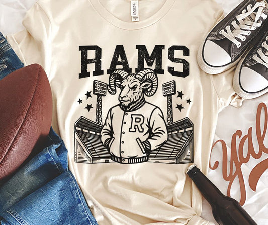 Rams (Letterman Mascots) - DTF
