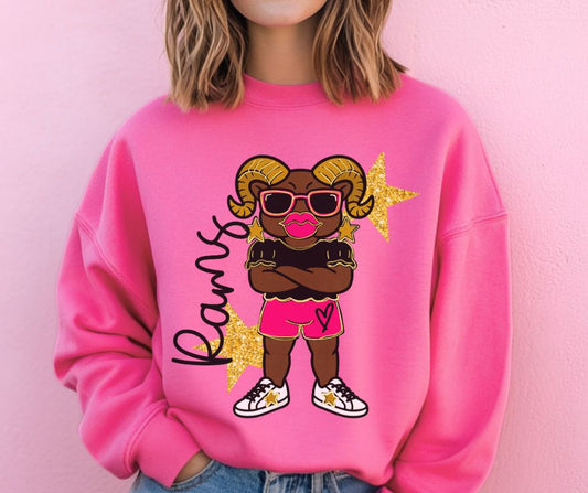 Rams (Glitzy Mascots) - DTF
