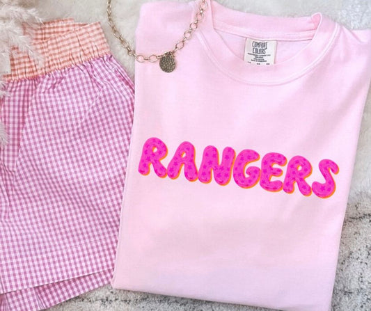 Rangers (Pink Bubble Stars Mascot) - DTF