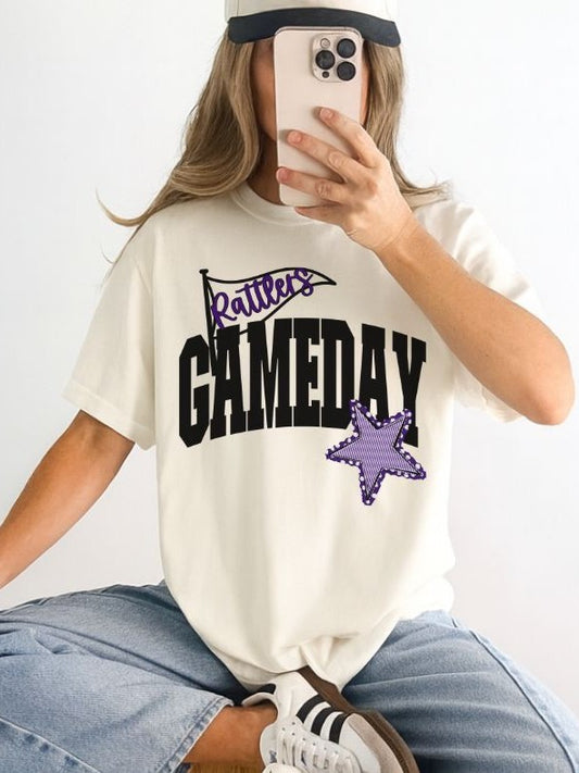 Rattlers - Purple/Black (Game Day Flag Mascots) - DTF