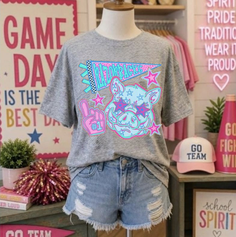 Razorbacks (Doodle Star Mascot) - DTF