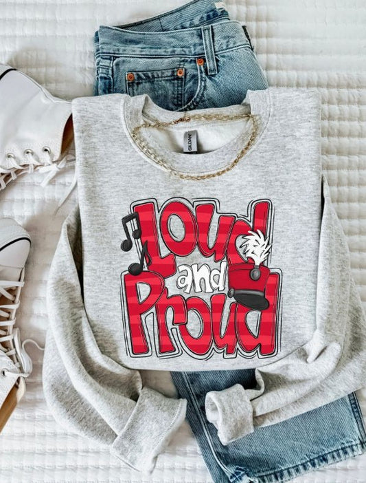 Loud and Proud Band (Red) - DTF