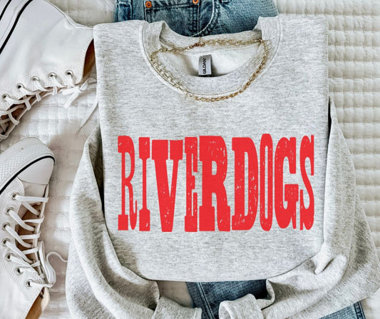 Riverdogs - Red (Mixed Up Mascot) - DTF