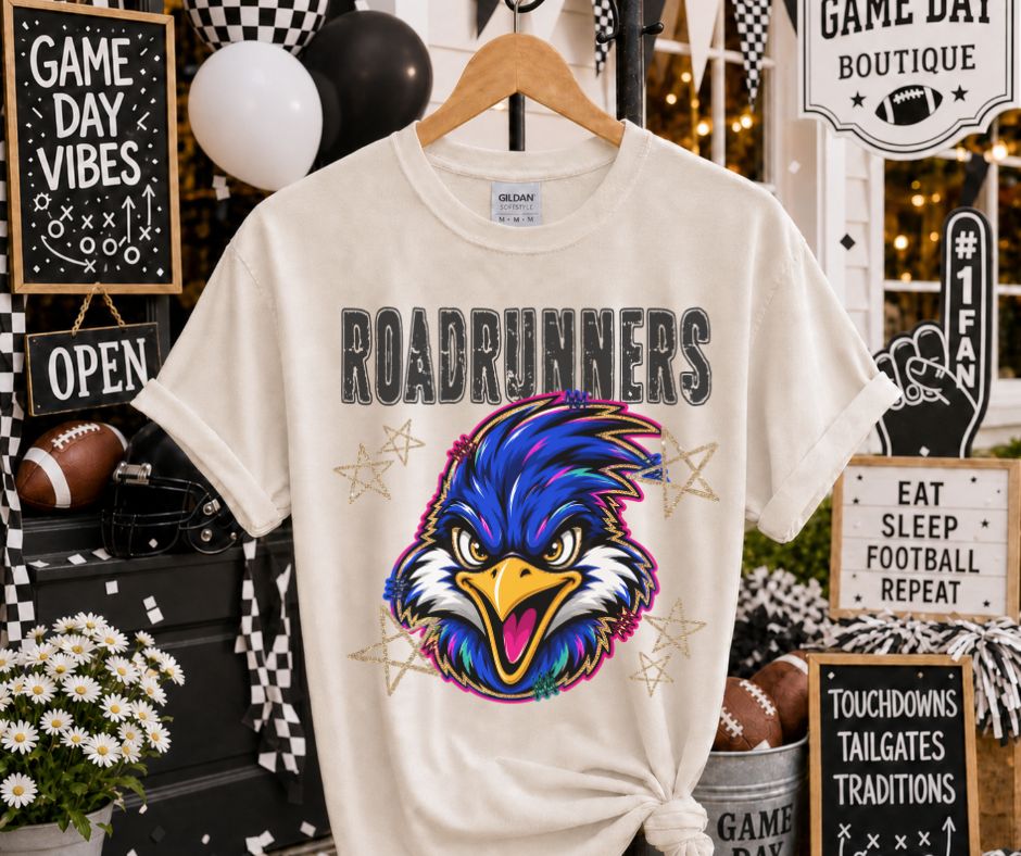 Roadrunners (Grunge Varsity Mascot) - DTF