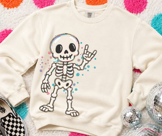 Rockin' Skeleton - DTF