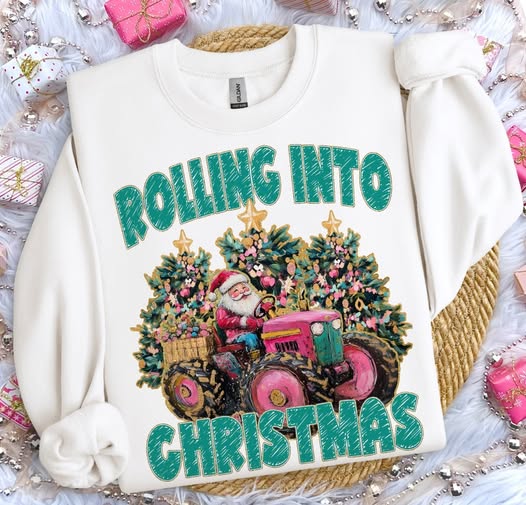 Rolling into Christmas - DTF