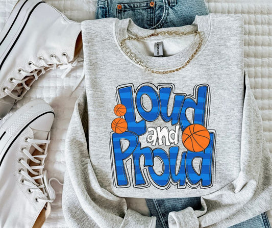 Loud and Proud Basketball (royal blue) - DTF