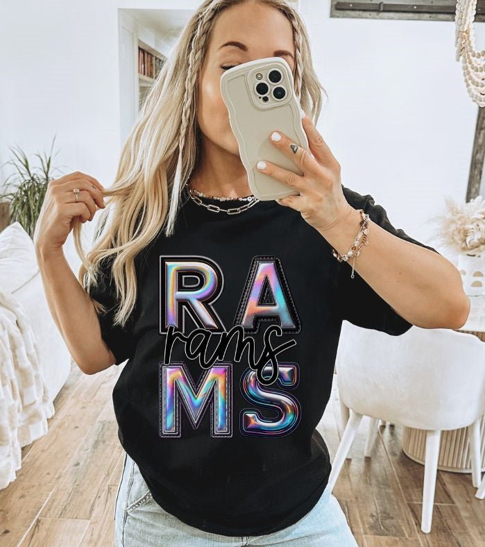 Rams (Holographic Mascots) - DTF