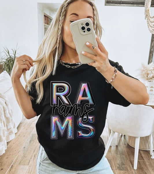 Rams (Holographic Mascots) - DTF