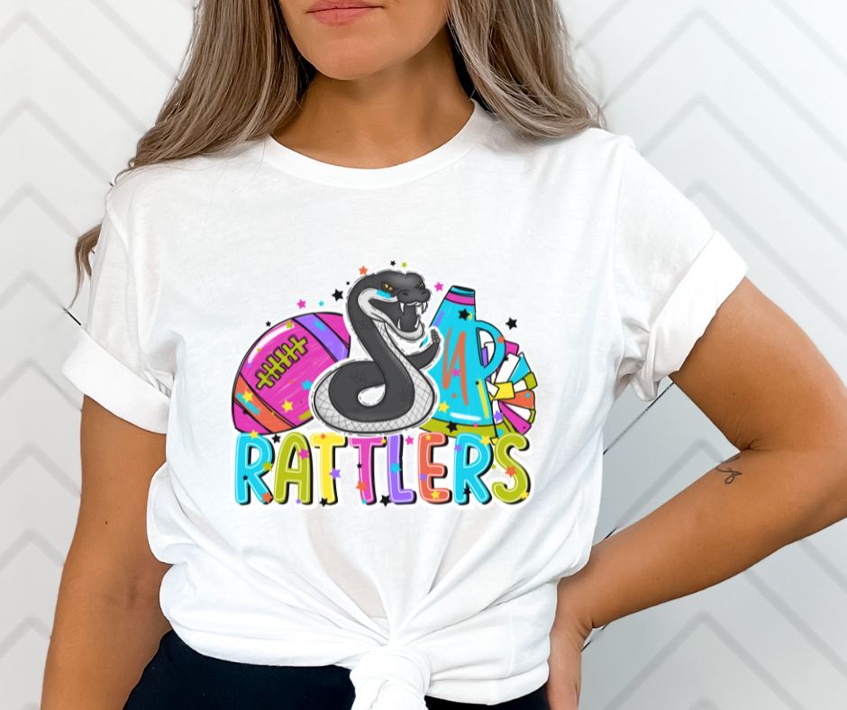 Magazine Rattlers Rattlers (Mascots - Bright Cheer and Football) - DTF – BEC Print & Apparel