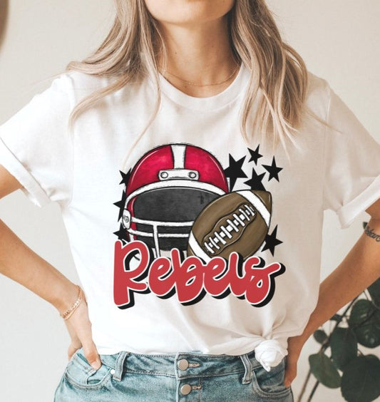 Rebels Mascot (stars - red helmet) - DTF