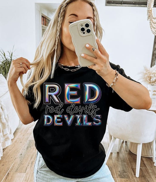 Red Devils (Holographic Mascots) - DTF