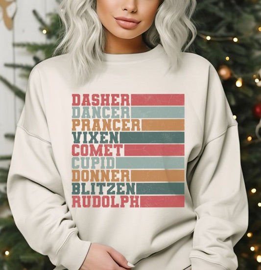 Reindeer Names - DTF