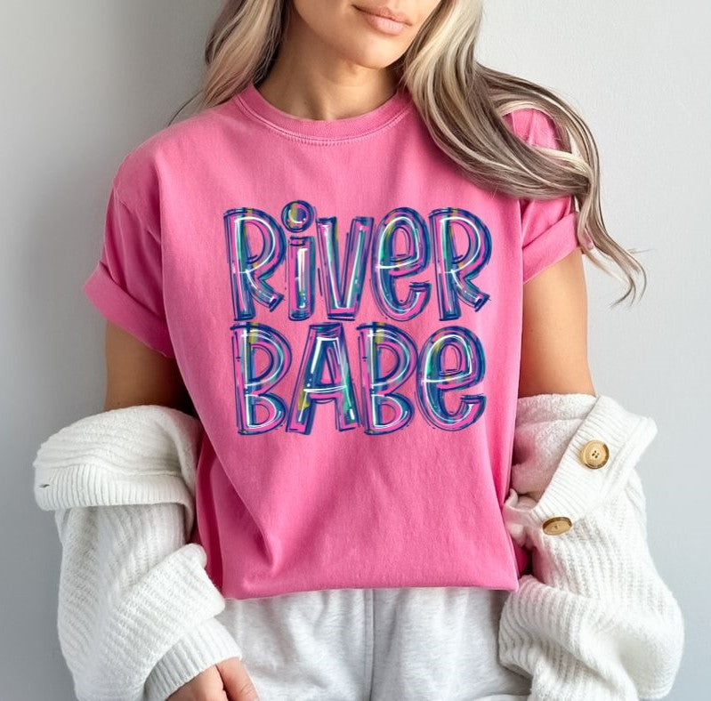 River Babe (Splatter Paint) - DTF