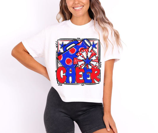 Cheer Collection (royal blue, red) - DTF