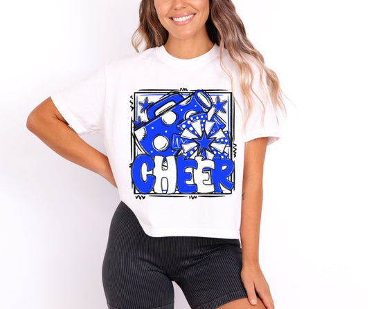 Cheer Collection (royal blue, white) - DTF