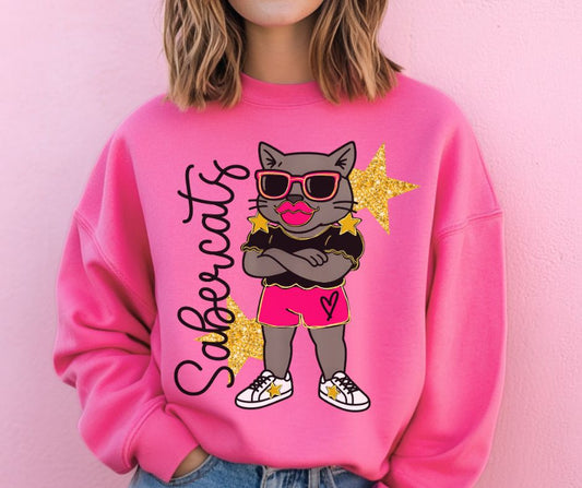 Sabercats (Glitzy Mascots) - DTF