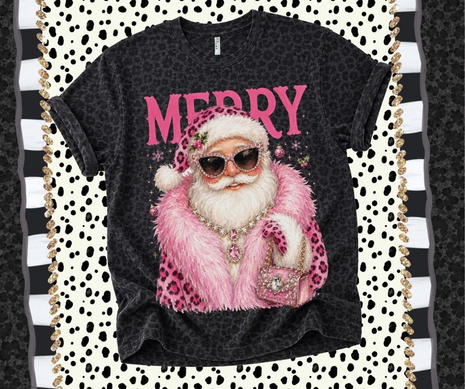 Merry Santa Bling - DTF