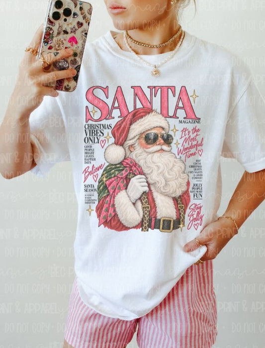 Santa Magazine Cover - DTF