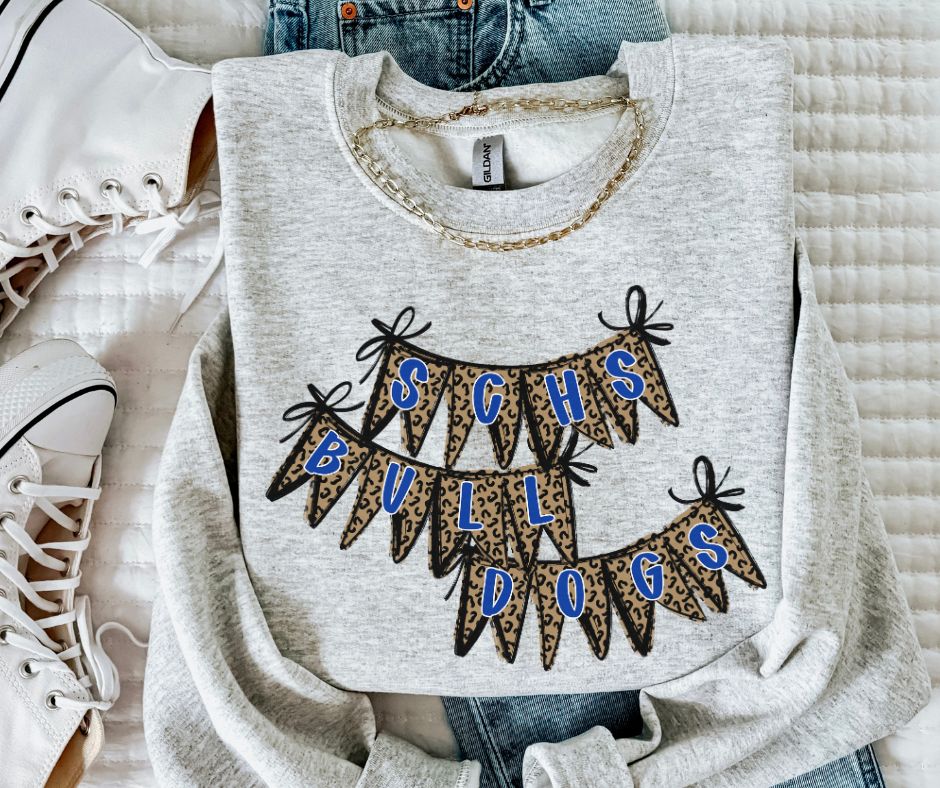 Bulldogs - SCHS - Leopard (Spirit Pennants) - DTF