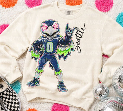 Seattle (Rockin NFL Mascot) - DTF