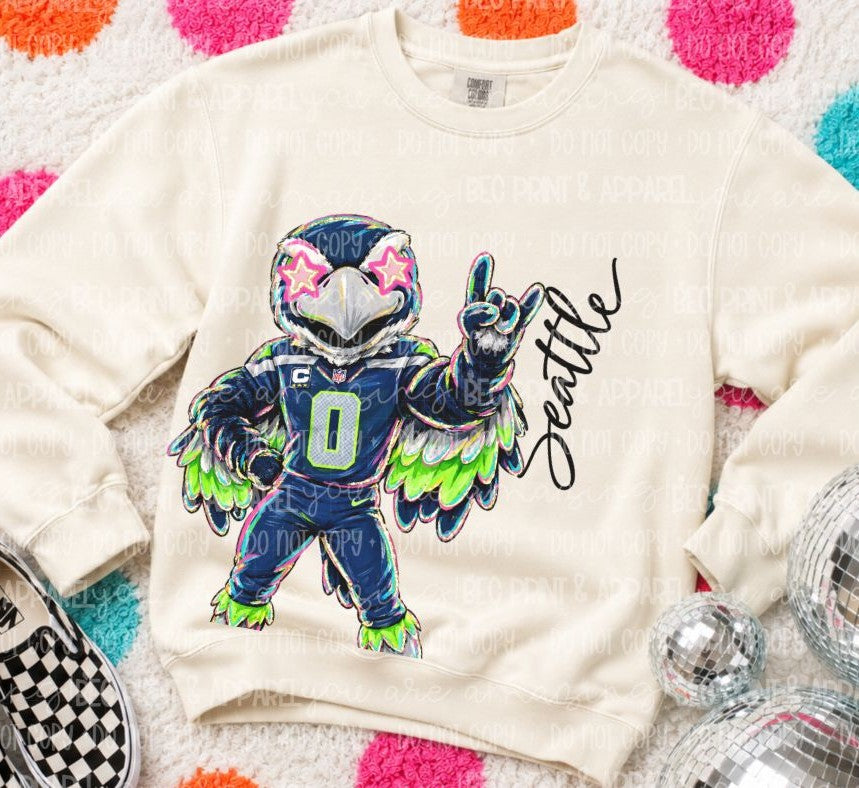 Seattle (Rockin NFL Mascot) - DTF