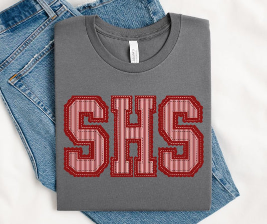 SHS - Crimson/Crimson (Prepster Mascot) - DTF