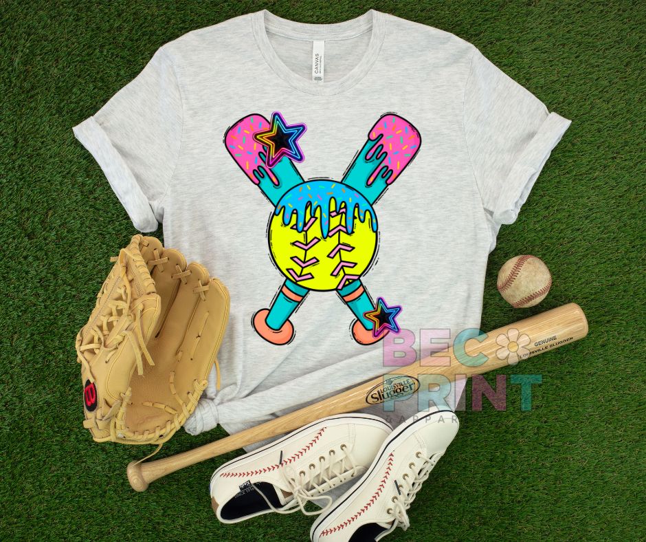 Softball Drip - DTF