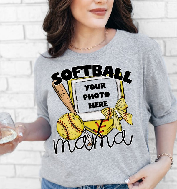 Softball Mama Photo Frame (READ DESCRIPTION) - DTF