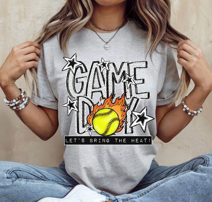 Game Day Softball (Let's Bring the Heat) - DTF