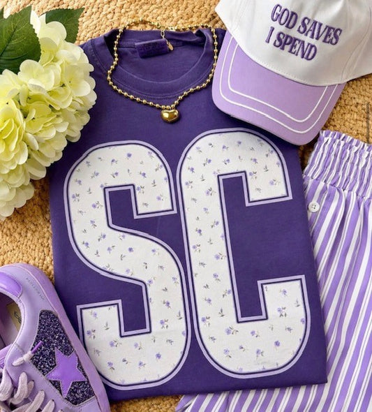South Carolina (Purple Floral State) - DTF