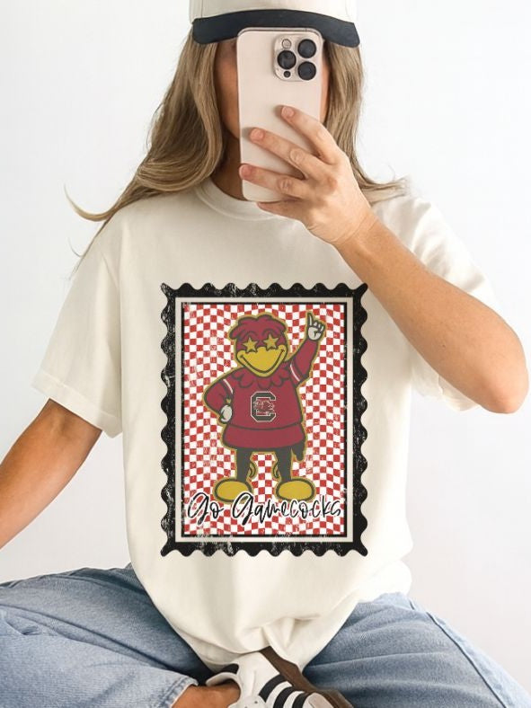 South Carolina (Vintage Postage Stamp Mascot) - DTF