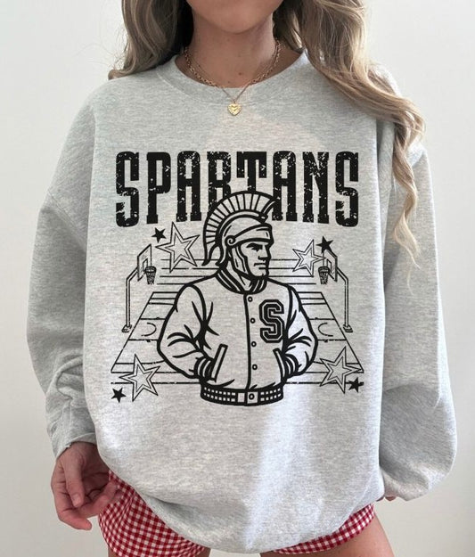 Spartans (Basketball Letterman Mascot) - DTF