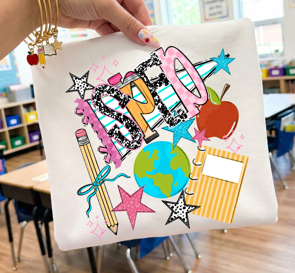 Sped (Back to School Name Pennant) - DTF