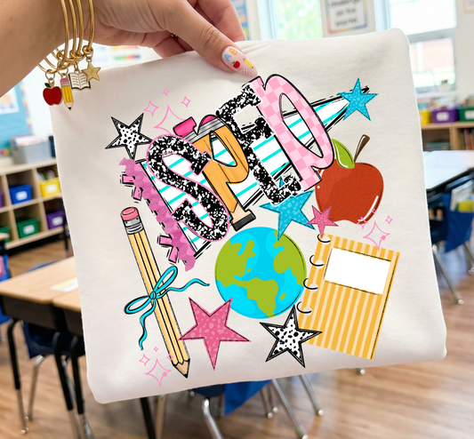 Sped (Back to School Name Pennant) - DTF