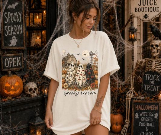 Spooky Season Ghost Trio - DTF
