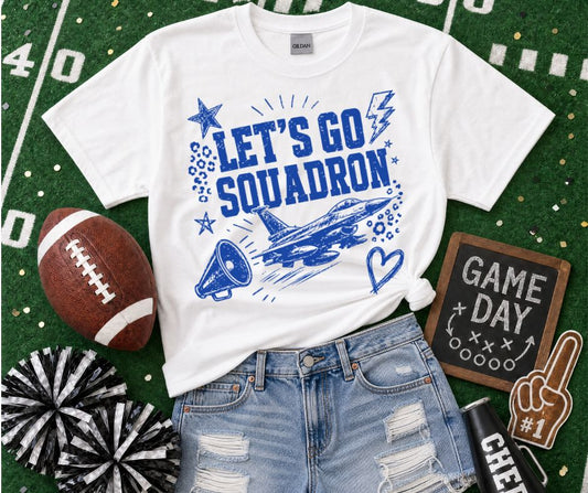 Squadron Royal Blue (Lets Go Doodle Leopard Mascot) - DTF