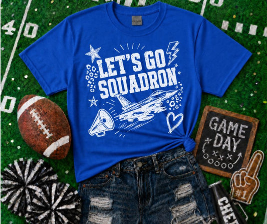 Squadron White (Lets Go Doodle Leopard Mascot) - DTF