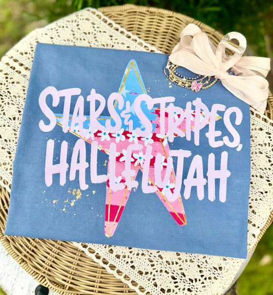Stars and Stripes Hallelujah - DTF