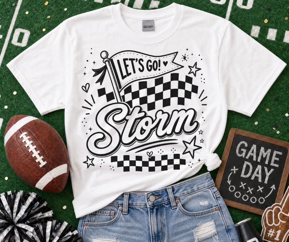 Storm (Lets Go Doodle Check Mascot) - DTF