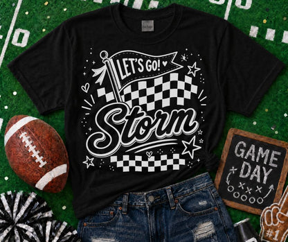 Storm (Lets Go Doodle Check Mascot) - DTF