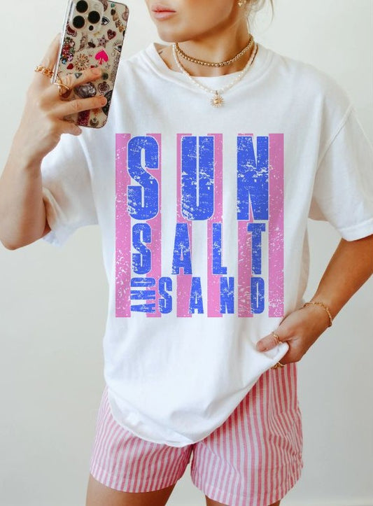 Sun Salt and Sand Stripes - DTF