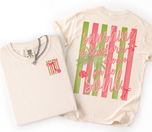 Sunshine & Seashores (2-in-1 front/back combo) - DTF