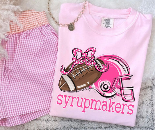 Syrupmakers - Pink (Football Bow Mascot) - DTF
