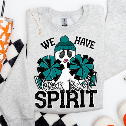Custom (Ghost Cheerleader Mascot) - Design/Mock Up