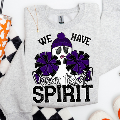 Custom (Ghost Cheerleader Mascot) - Design/Mock Up