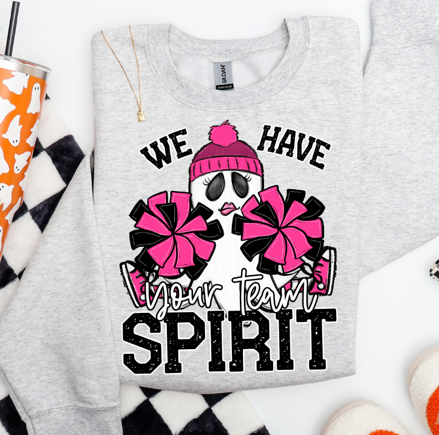 Custom (Ghost Cheerleader Mascot) - Design/Mock Up